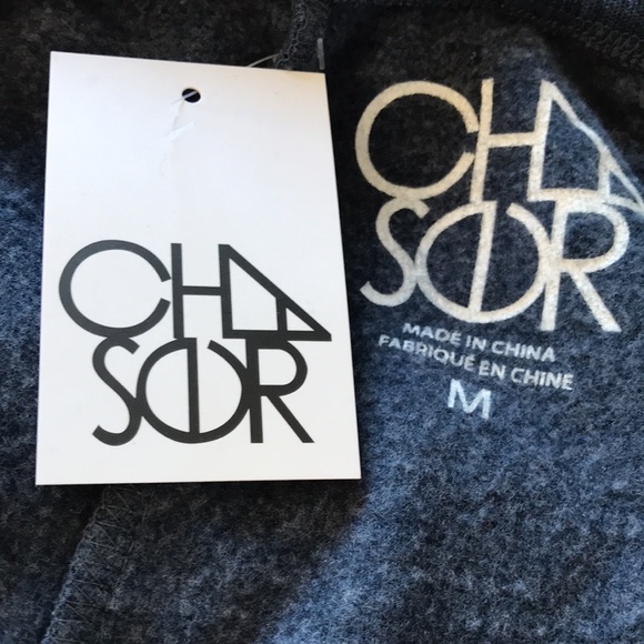 CHASER Blue Cozy Joggers with Tiny Red Hearts Print - Picture 7 of 9